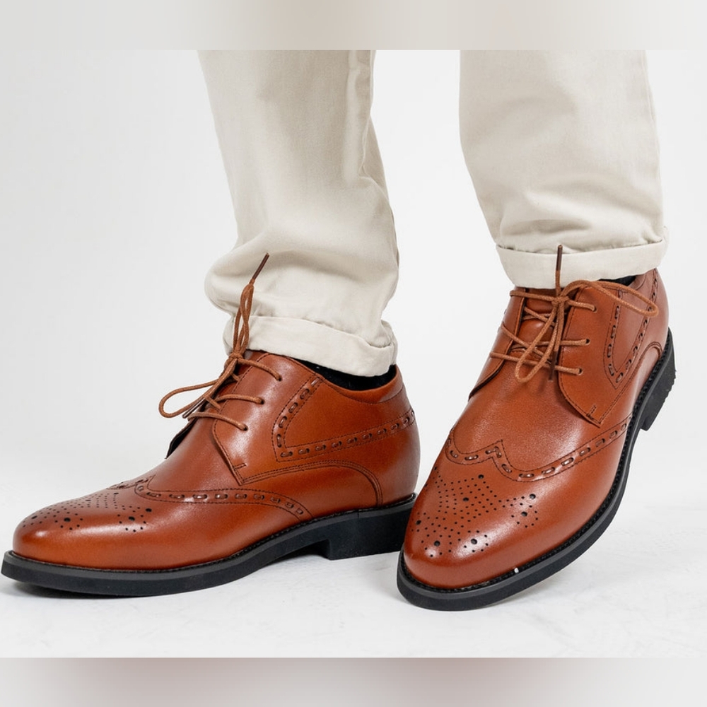 NEW Milano Classic Oxfords (Cognac Brown) - CONZURI